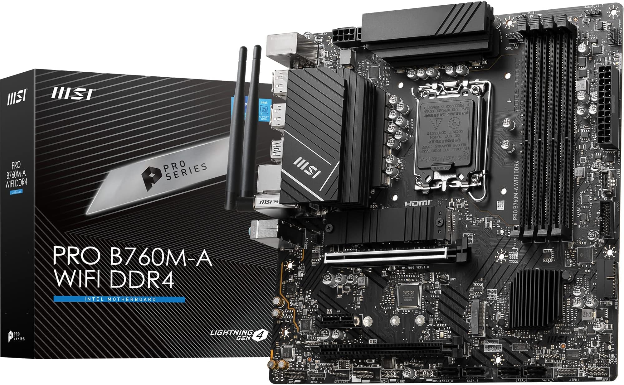 MSI PRO B760M-A WIFI DDR4 Motherboard Review UK (2026) - Tested